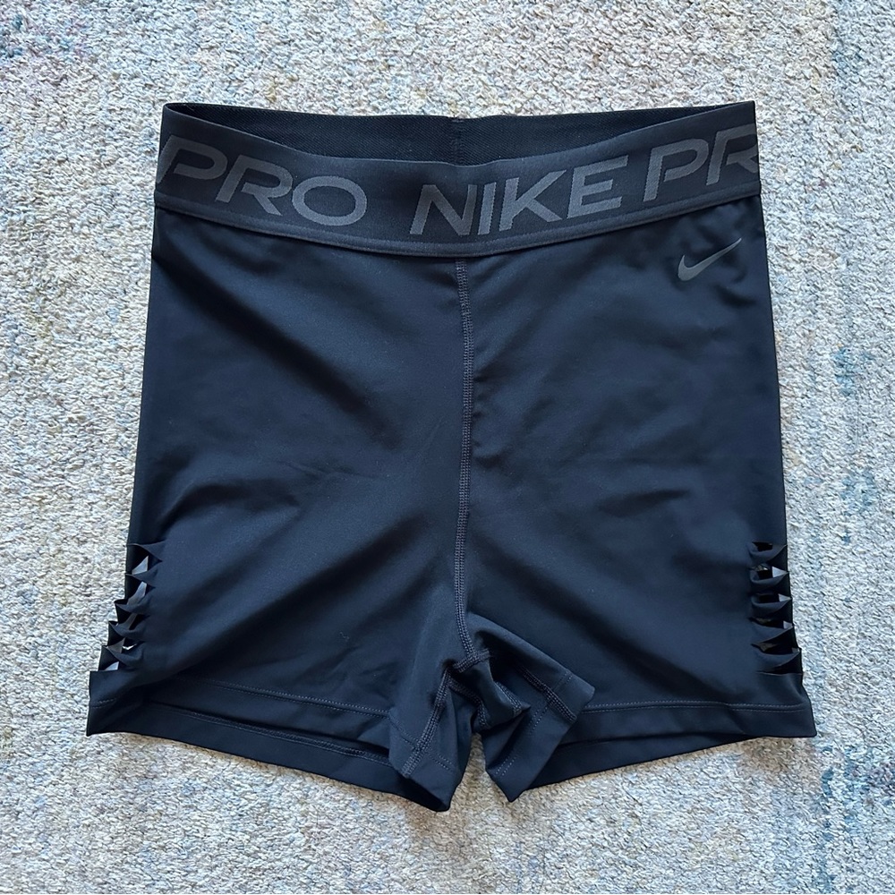 New Nike Pro Shorts Black Size M